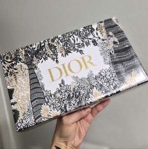 Dior Black, White & Gold Illustrated Gift Set